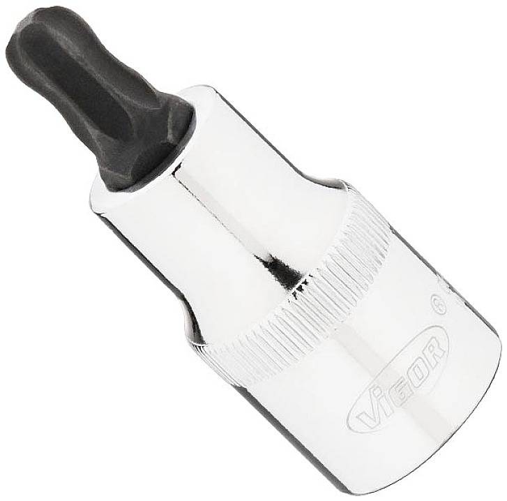 Vigor V7055-T50 TORX® intérieur Embout de tournevis 1 pièce 1/2" (12.5 mm)
