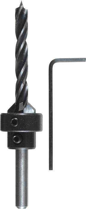 Support de forage avec clé hexagonale. Outils pour le travail du bois ou des métaux.