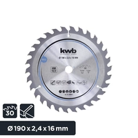 kwb 586557 Lame de scie circulaire au carbure 190 x 16 mm 1 pc(s) kwb 586557 Lame de scie circulaire au carbure 190 x 16 mm 1 pc(s)