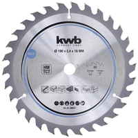 kwb 586557 Lame de scie circulaire au carbure 190 x 16 mm 1 pc(s) kwb 586557 Lame de scie circulaire au carbure 190 x 16 mm 1 pc(s)
