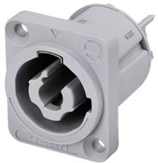 Rean AV RRAC3O-G-000-0 Connecteur d'alimentation embase femelle Nombre total de pôles: 2 + PE 16 A gris