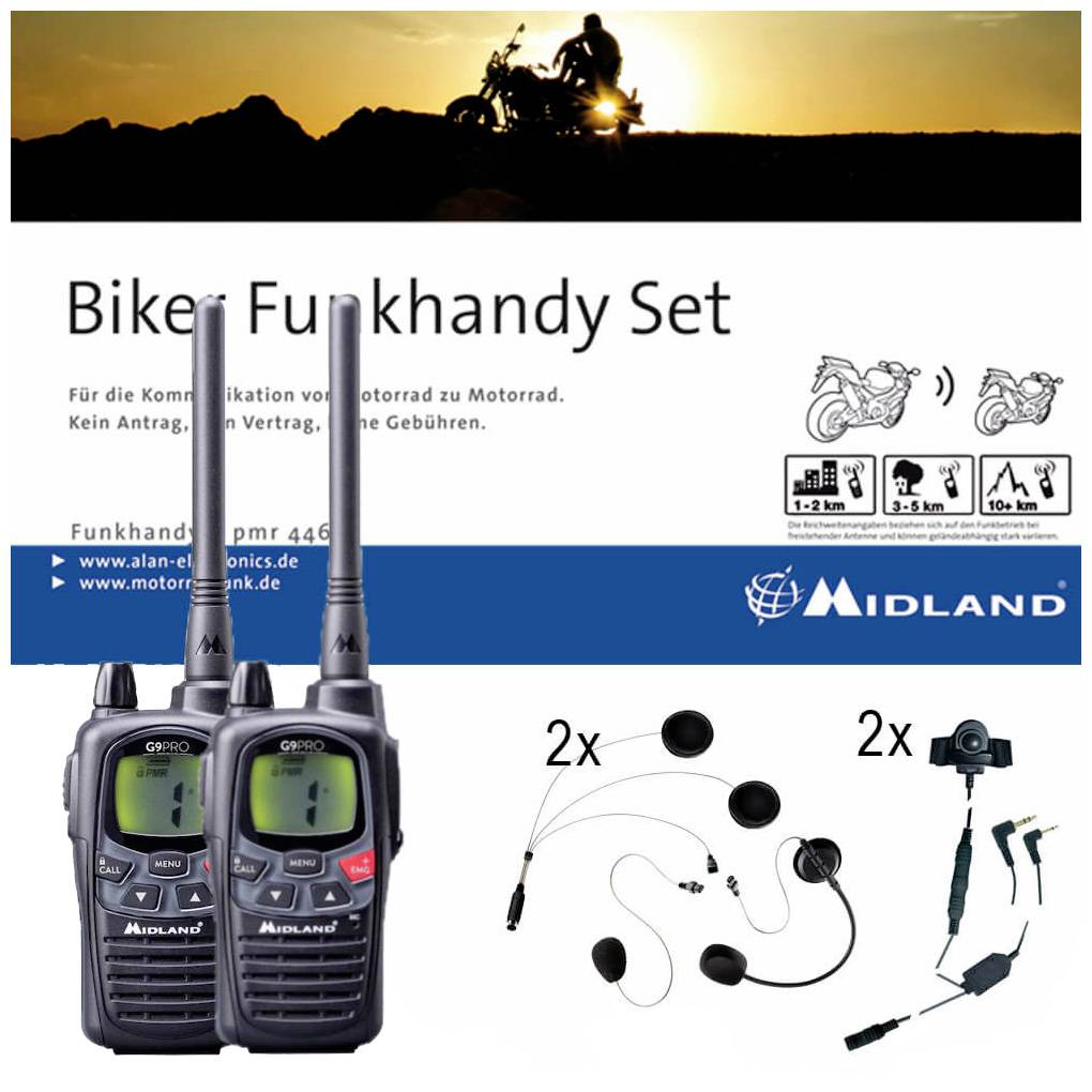 Midland G9 Pro Biker C923.S1 Talkie-walkie PMR