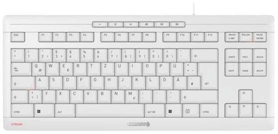 CHERRY JK-8600DE-0 filaire Clavier allemand, QWERTZ blanc