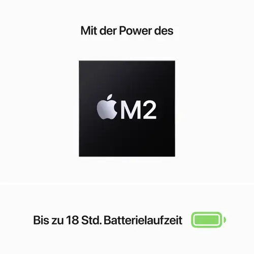 Apple 34.5 cm (13.6 pouces) Apple M2 8-Core CPU 8 GB RAM 512 GB SSD Apple M2 10-Core GPU minuit MLY43D/A Apple 34.5 cm (13.6 pouces) Apple M2 8-Core CPU 8 GB RAM 512 GB SSD Apple M2 10-Core GPU minuit MLY43D/A