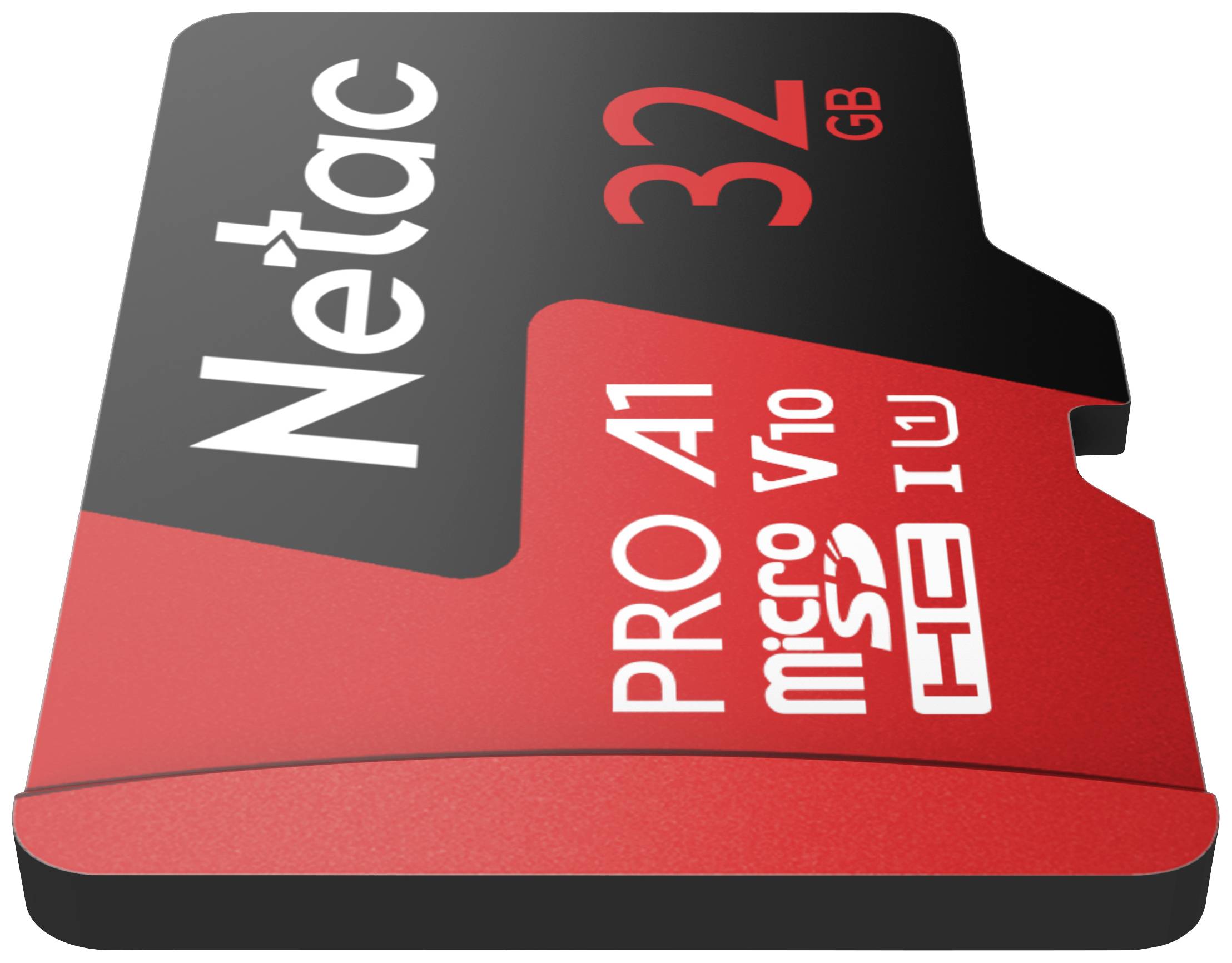 Netac Technology NT02P500PRO-032G-R Carte microSDHC 32 GB A1 Application Performance Class optimisé pour les caméras de