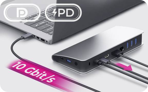 ICY BOX Station d'accueil USB-C® IB-DK2408-C
