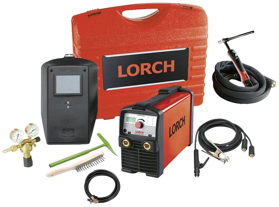 Lorch HandyTIG 180 DC ControlPro mit WIG-Montagepack Poste à souder WIG 3 - 180 A avec accessoires