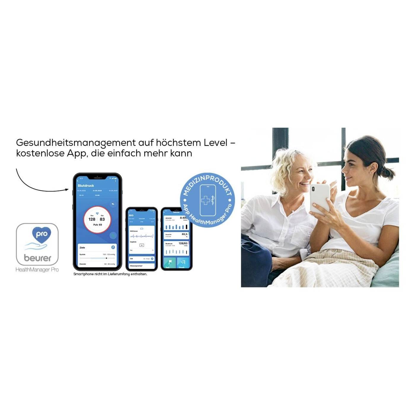 Beurer BM 93 EKG-Funktion Tensiomètre 65229