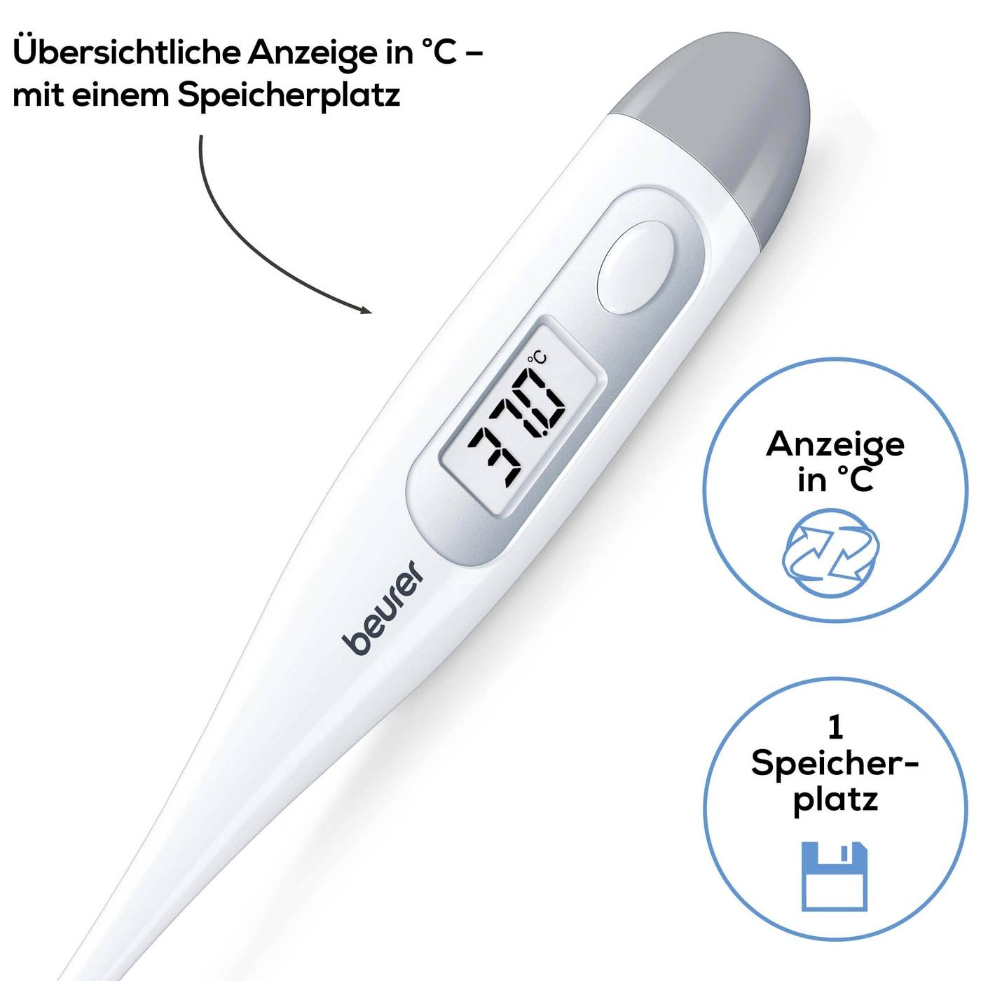 Beurer FT 09/1 White Thermomètre médical