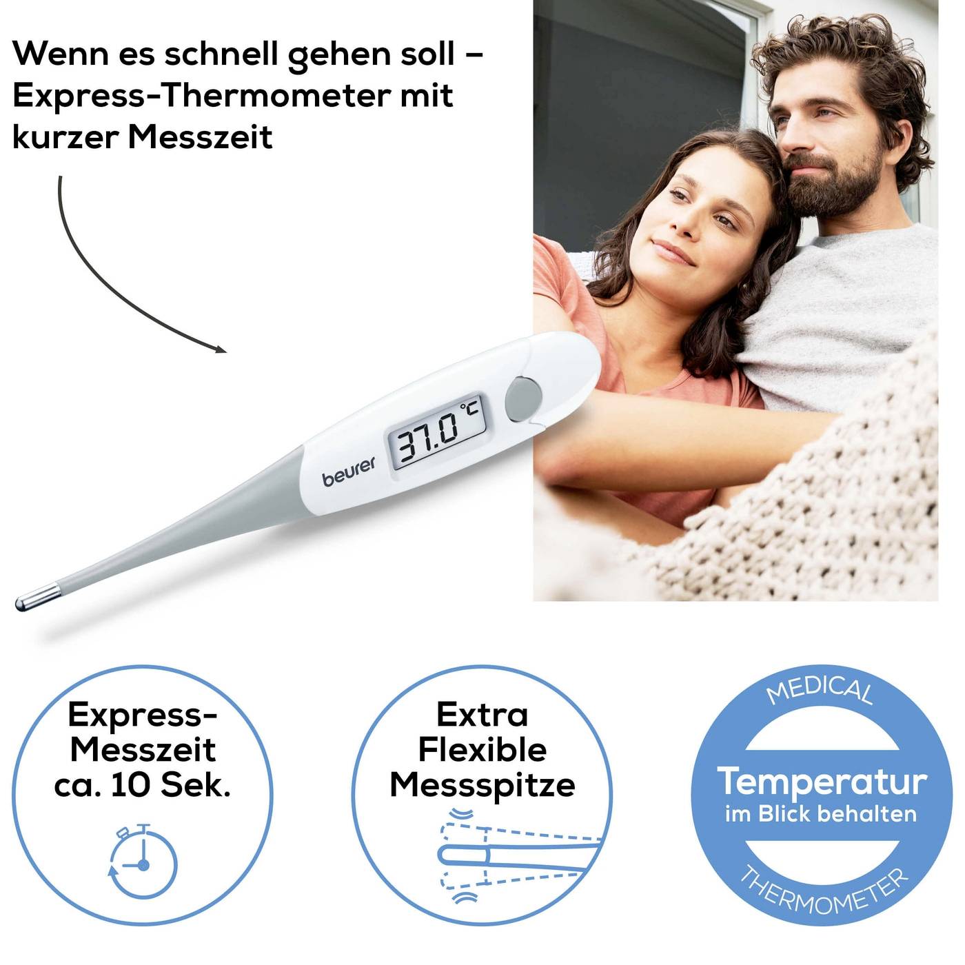 Beurer FT 15/1 Express Thermomètre médical