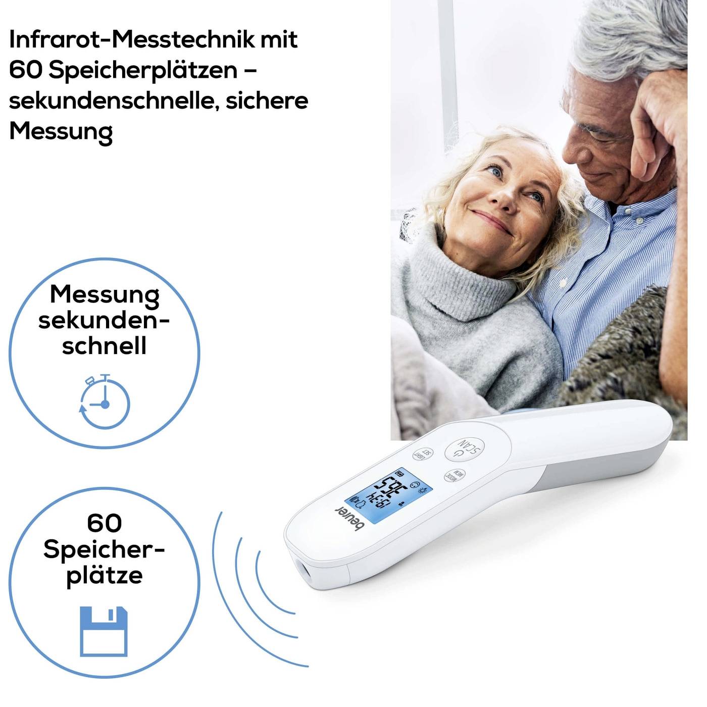 Beurer FT 85 Thermomètre médical infrarouge
