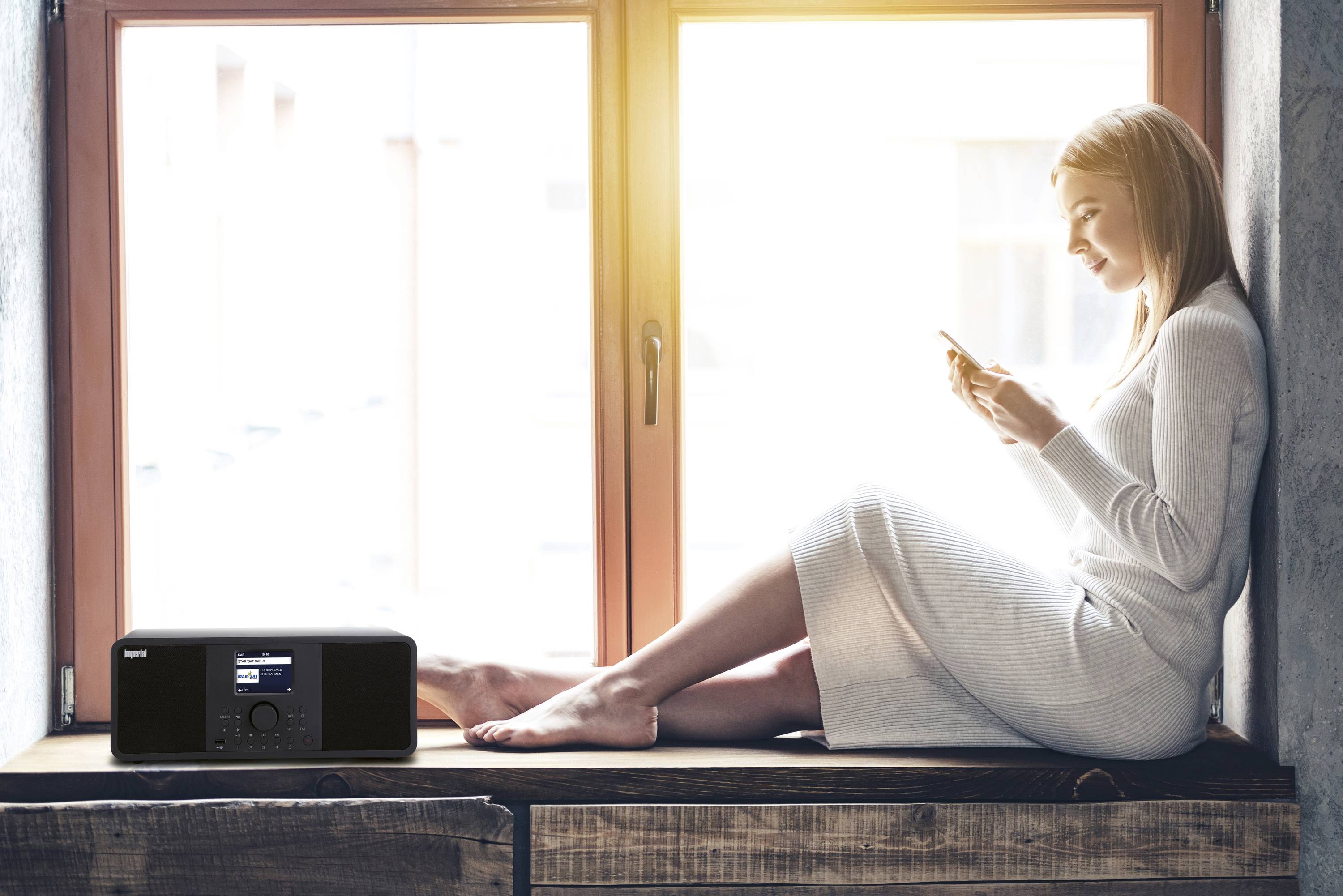 Imperial DABMAN i205 Radio de table Internet Internet, DAB+, FM USB, WiFi, LAN, radio internet noir