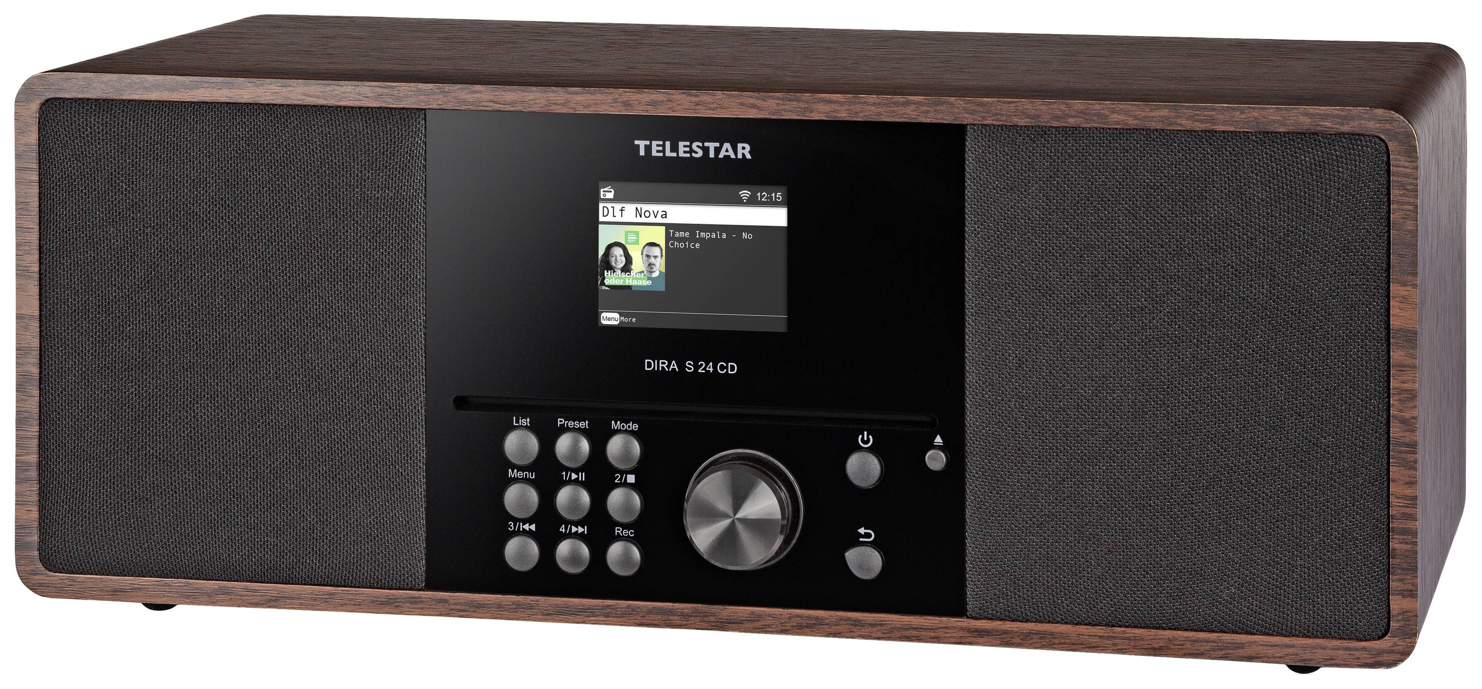 Telestar DIRA S 24 CD Radio-lecteur CD DAB+, FM CD, USB bois