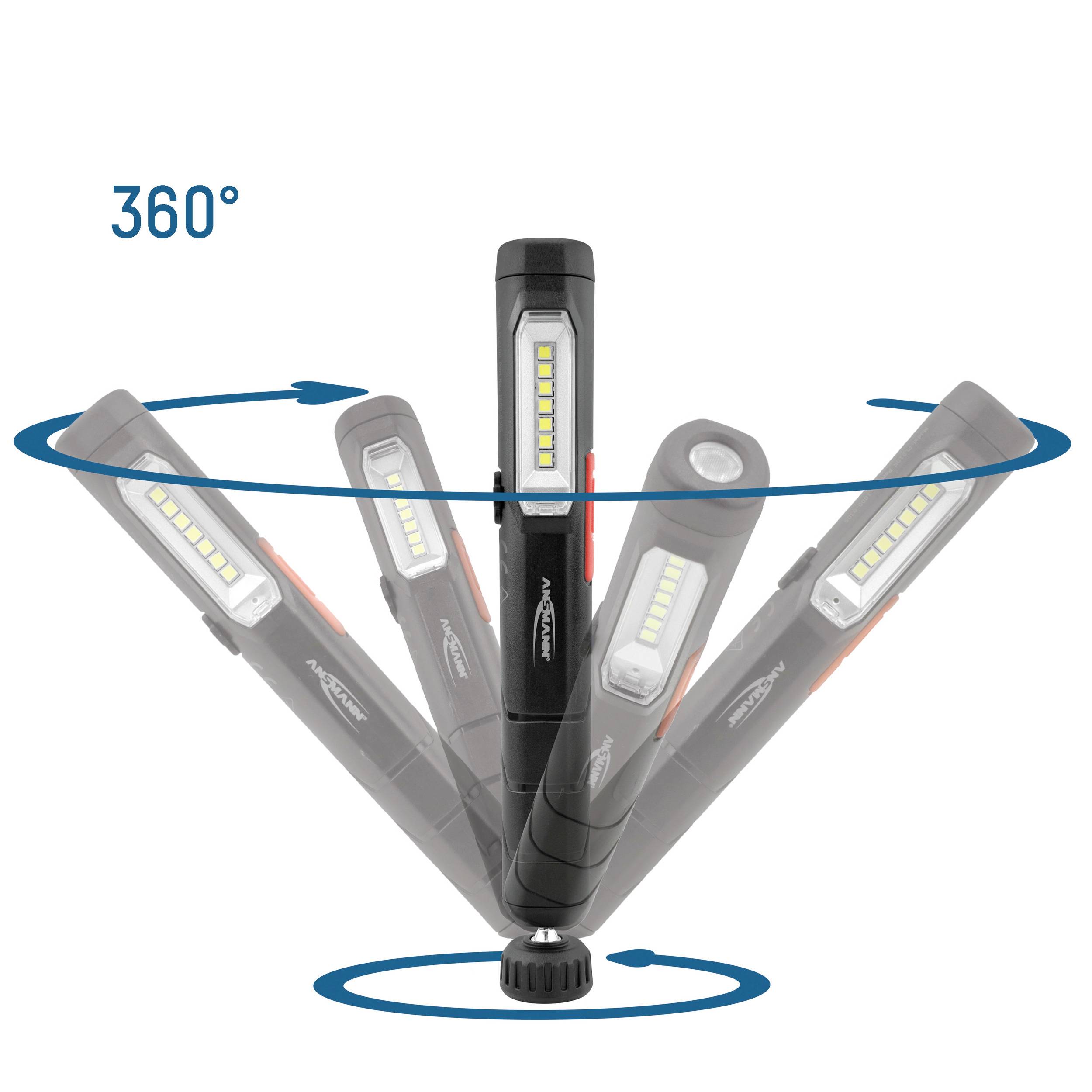 Ansmann 990-00120 Profi Lampe stylo à batterie LED noir