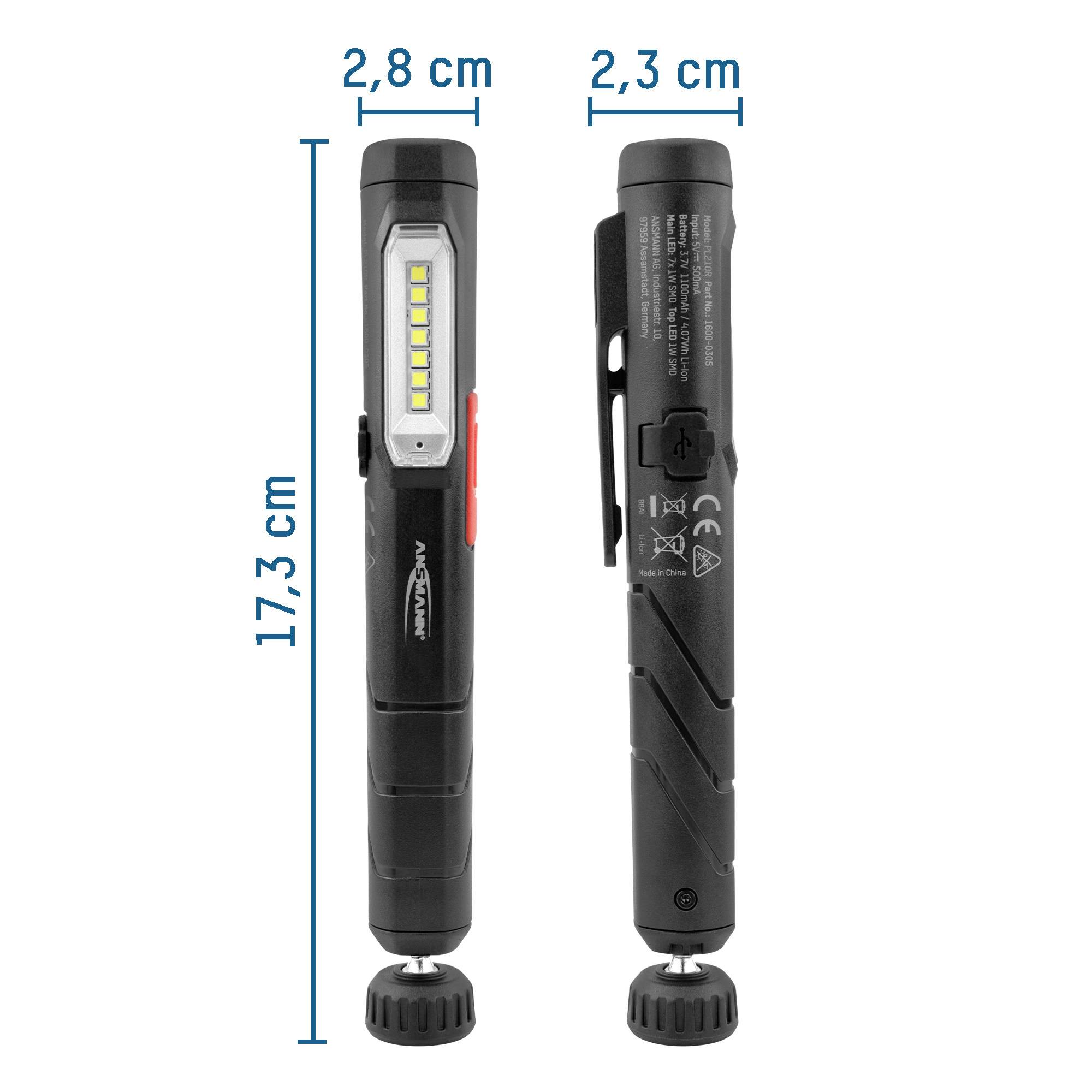 Ansmann 990-00120 Profi Lampe stylo à batterie LED noir
