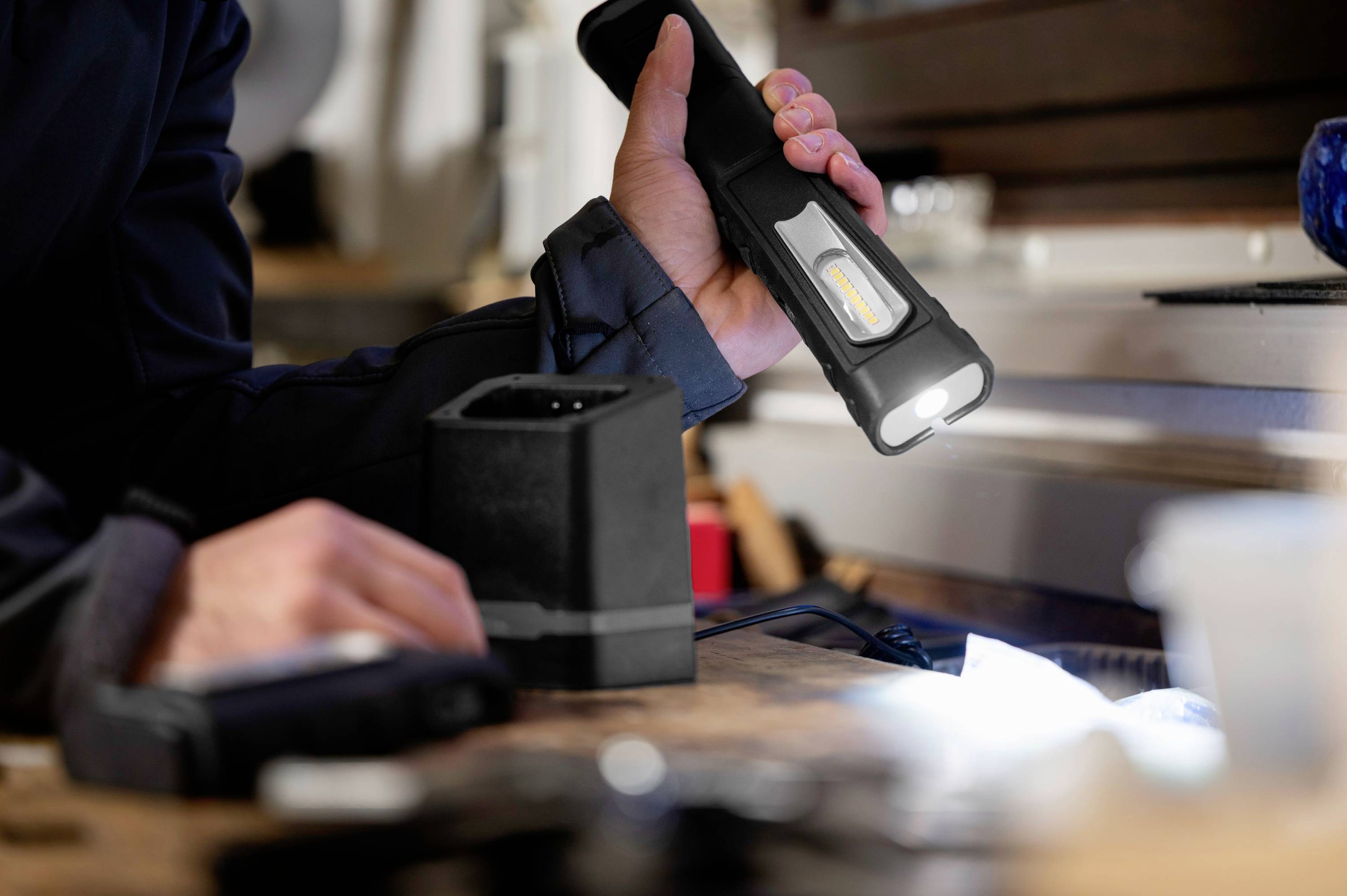 Ansmann 990-00124 Inspection LED Lampe de travail à batterie 10 W 1000 lm