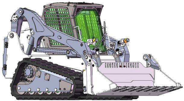 Thicon Models 58511 Kompaktlader 1:14 électrique Modèle fonctionnel RC kit à monter