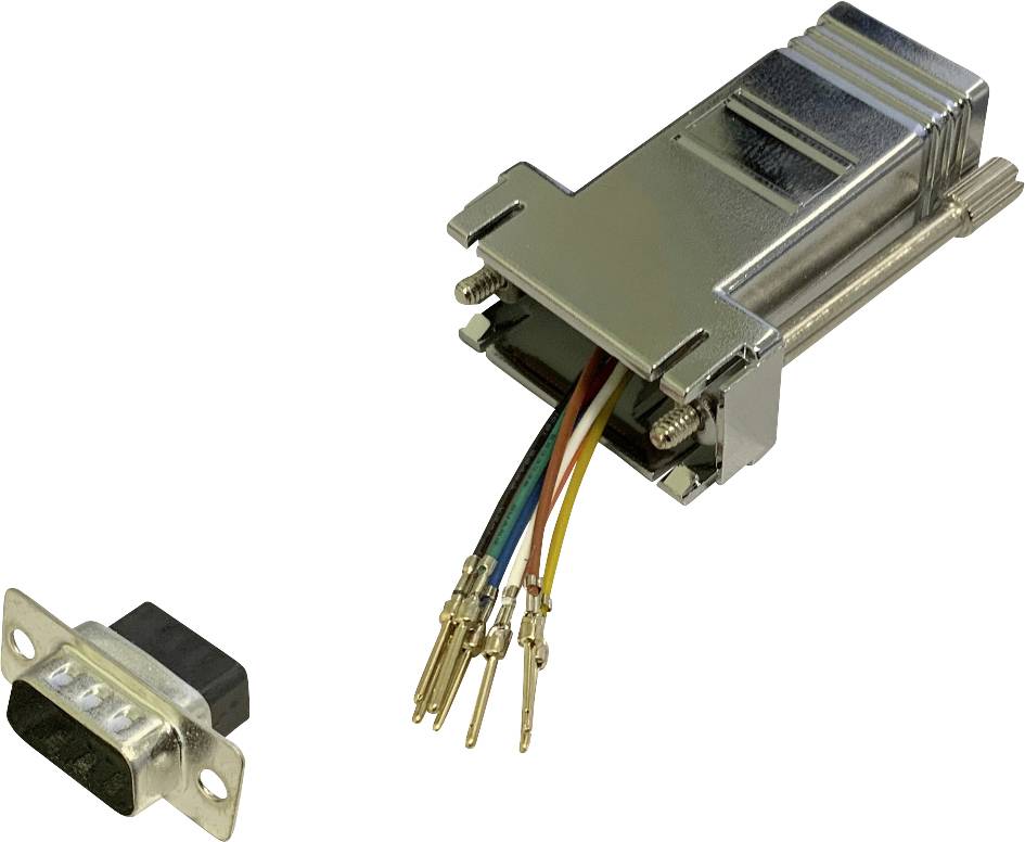 BKL Electronic 10121111 Adaptateur SUB-D mâle 9 pôles - RJ45 femelle 1 pc(s) Single