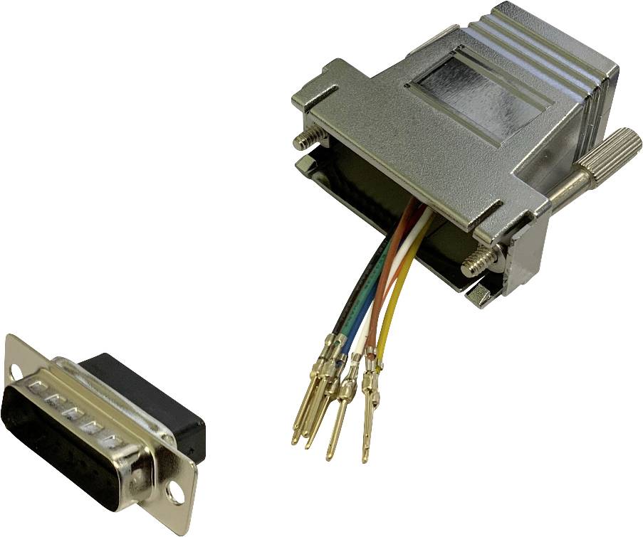 BKL Electronic 10121123 Adaptateur SUB-D mâle 15 pôles - RJ45 femelle 1 pc(s) Single
