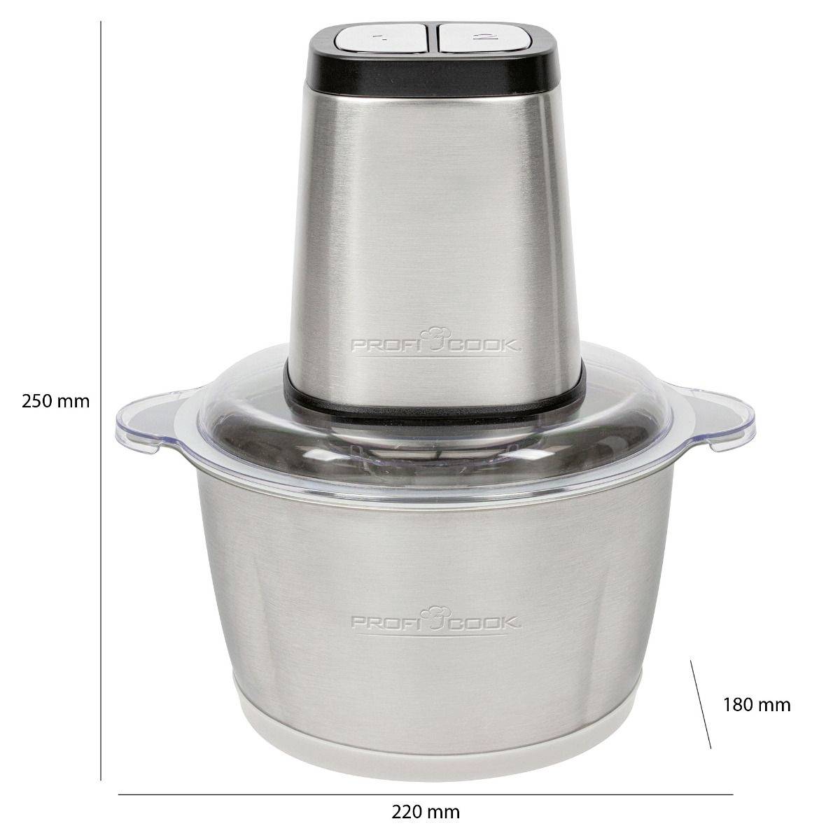 Profi Cook PC-MZ 1227 Couteau multifonction 500 W acier inoxydable