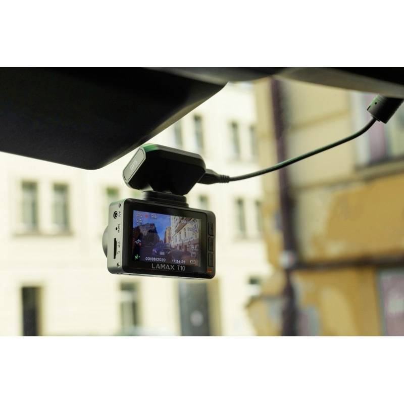 Caméra embarquée + GPS Lamax T10 Angle de vue horizontal=170 ° Affichage des données dans la vidéo, Capteur G, WDR