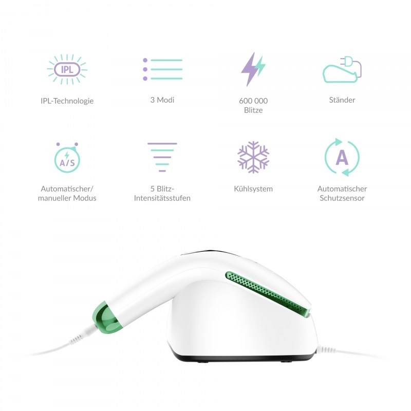 truelife BELLE IPL E5 Epilateur à lumière pulsée IPL blanc, vert