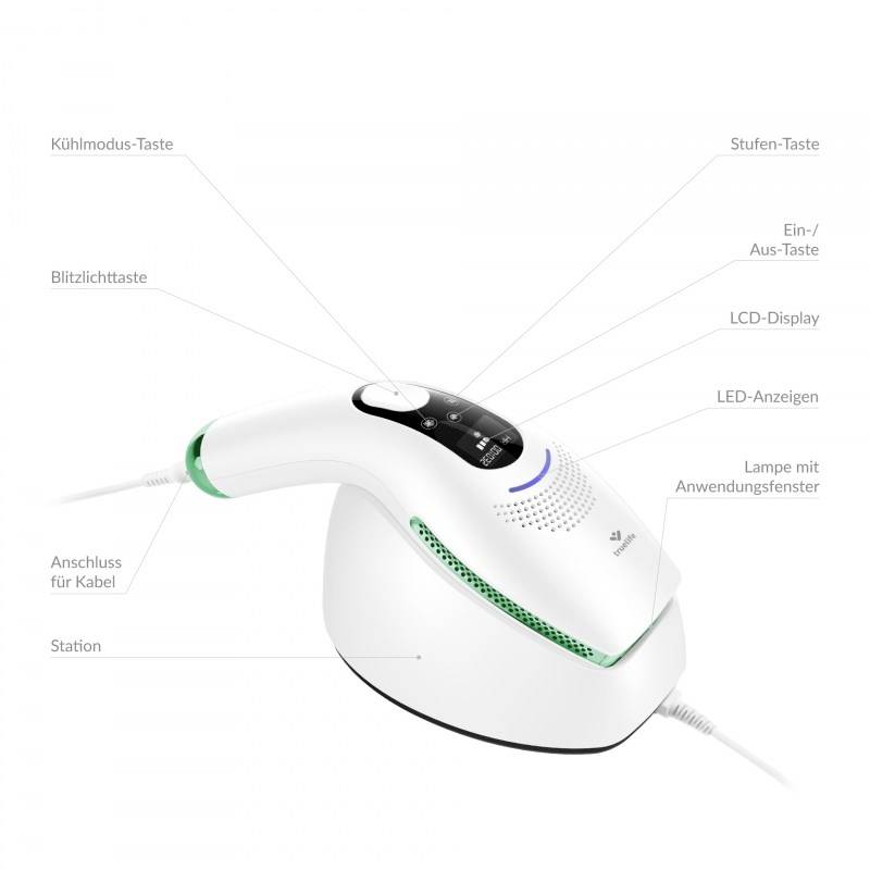 truelife BELLE IPL E5 Epilateur à lumière pulsée IPL blanc, vert