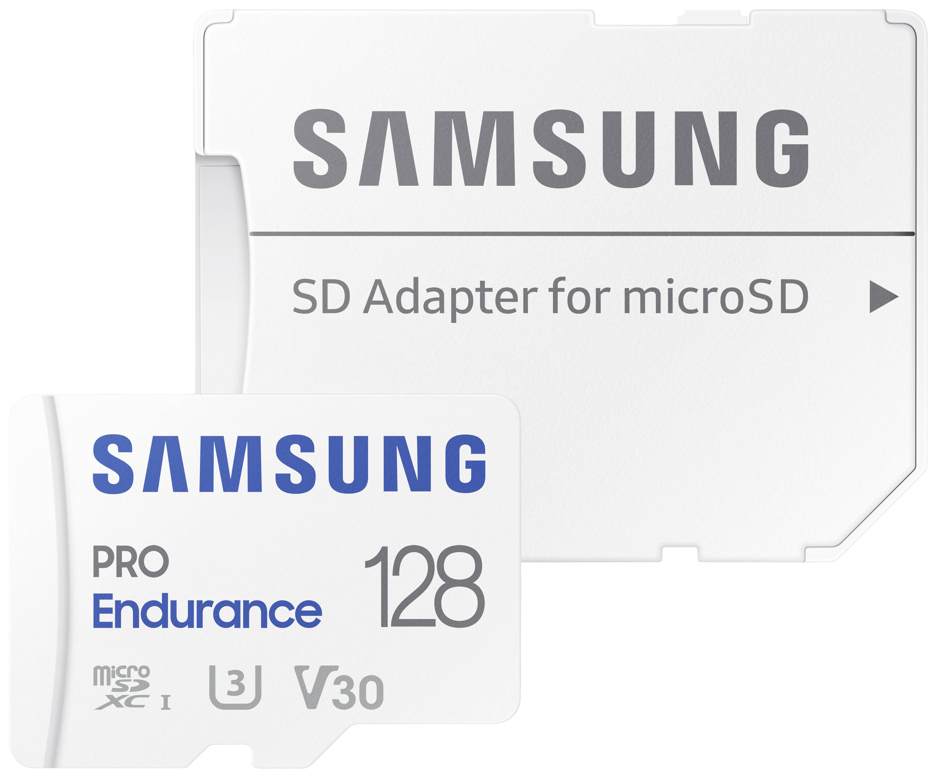 Samsung PRO Endurance Carte microSDXC 128 GB Class 10, UHS-Class 3, v30 Video Speed Class compatibilité vidéo 4K, avec adaptateur