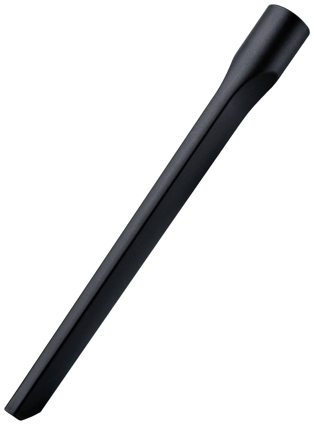 Un outil noir cylindrique avec une pointe plus étroite et une extrémité conique, probablement un outil de précision.