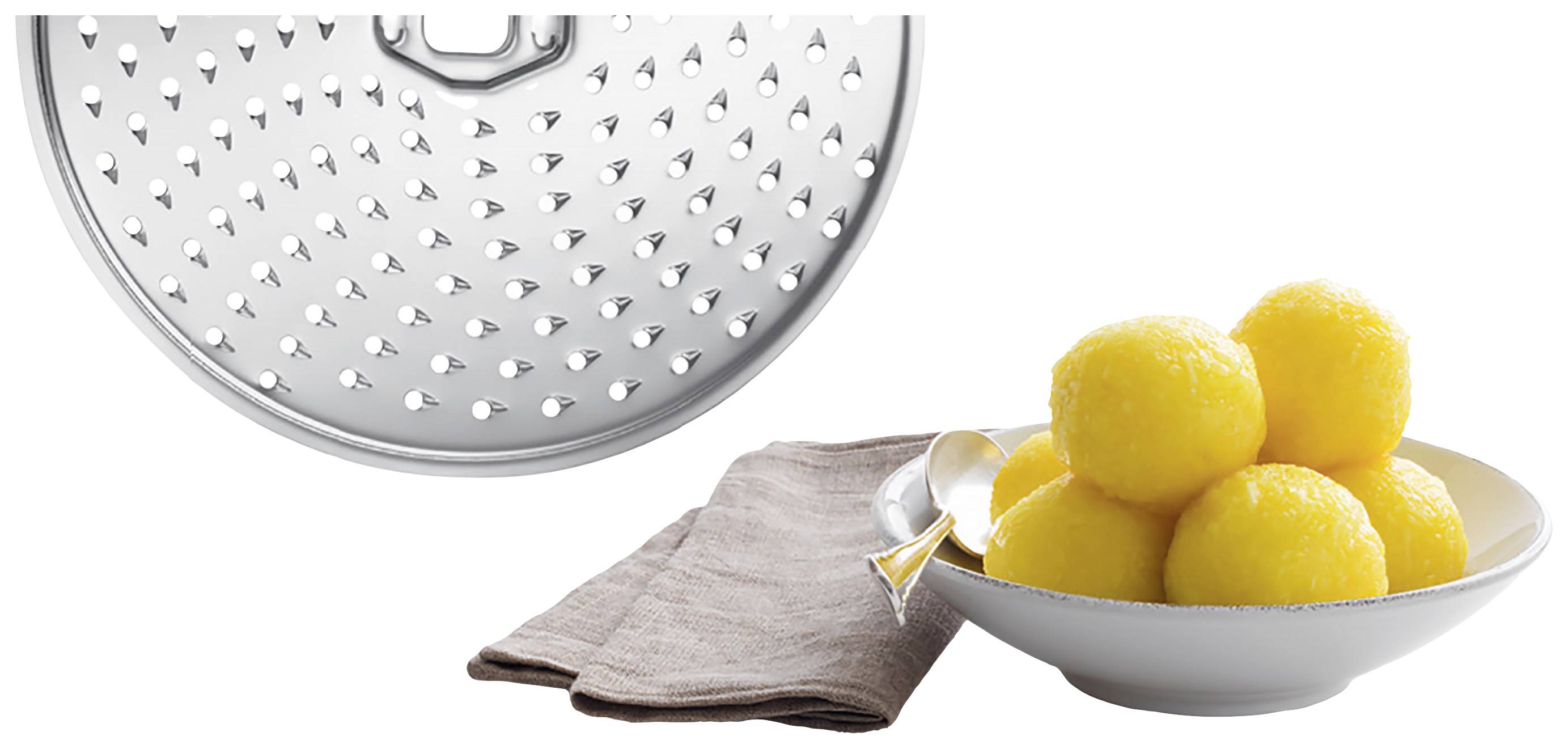 Bosch Haushalt MUZ5VL1 Râpe électrique blanc, transparent