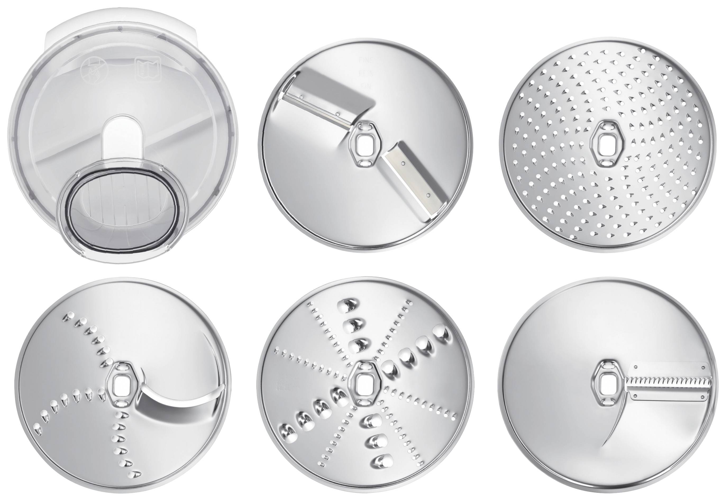 Bosch Haushalt MUZ5VL1 Râpe électrique blanc, transparent