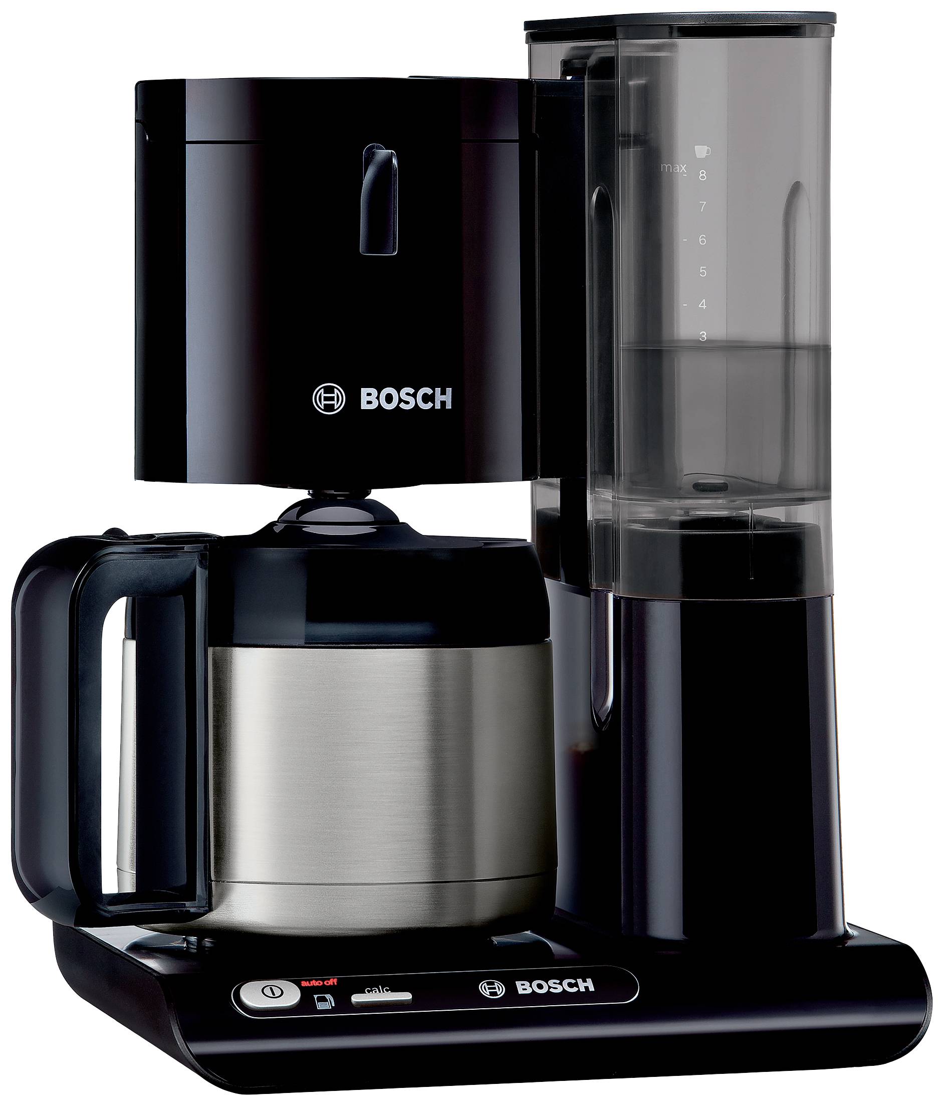 Bosch Haushalt TKA8A053 Cafetière noir, acier inoxydable Nombre de tasse=8 verseuse thermofuge
