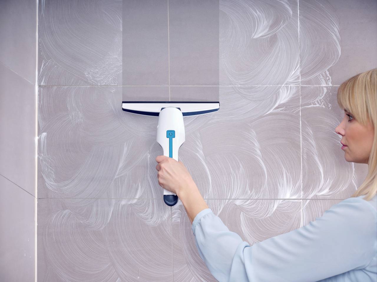 Leifheit Nemo+SprayClean Nettoyeur vitres blanc