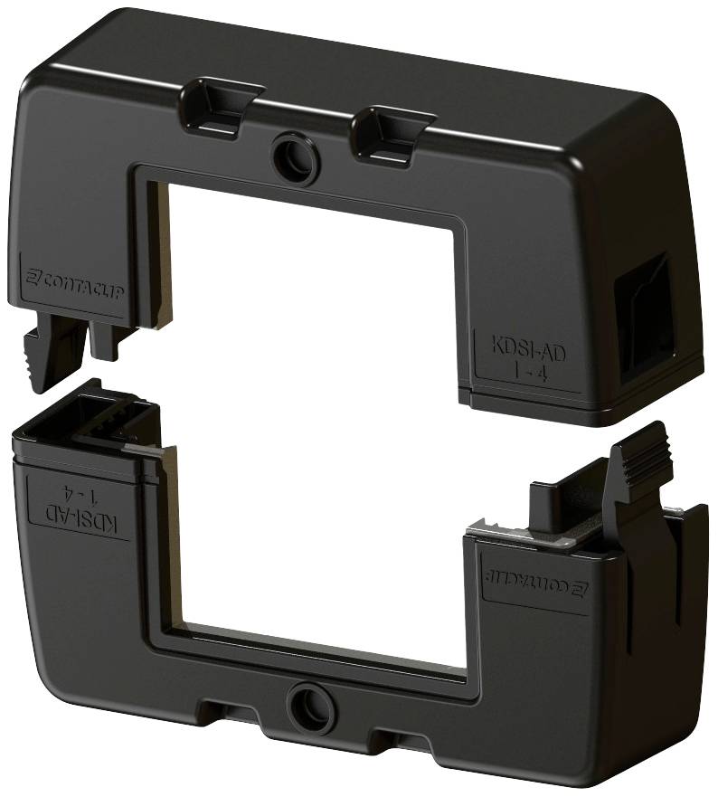 CONTA-CLIP KDSI-AD 1-4 BK Cache Polyamide 6.6 noir 1 pc(s)