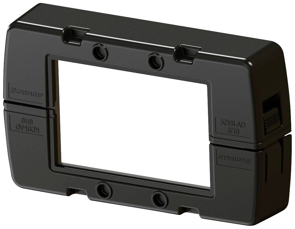 CONTA-CLIP KDSI-AD 6/10 BK Cache Polyamide 6.6 noir 1 pc(s)