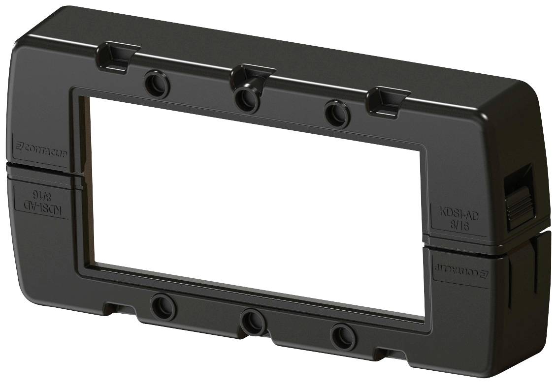 CONTA-CLIP KDSI-AD 8/16 BK Cache Polyamide 6.6 noir 1 pc(s)