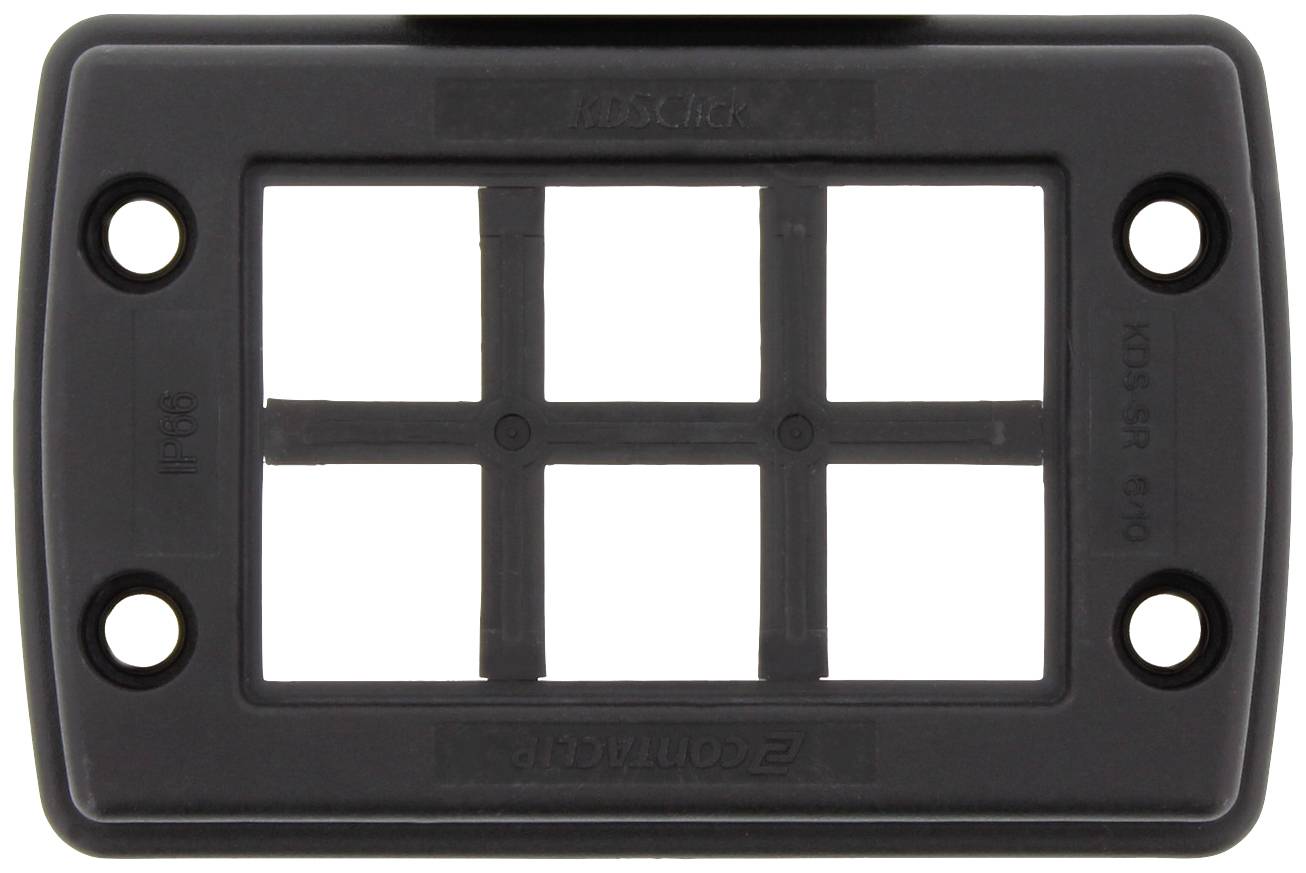 CONTA-CLIP KDS-Set 6/10 BK Passe-câbles Polyamide 6.6 noir 1 pc(s)