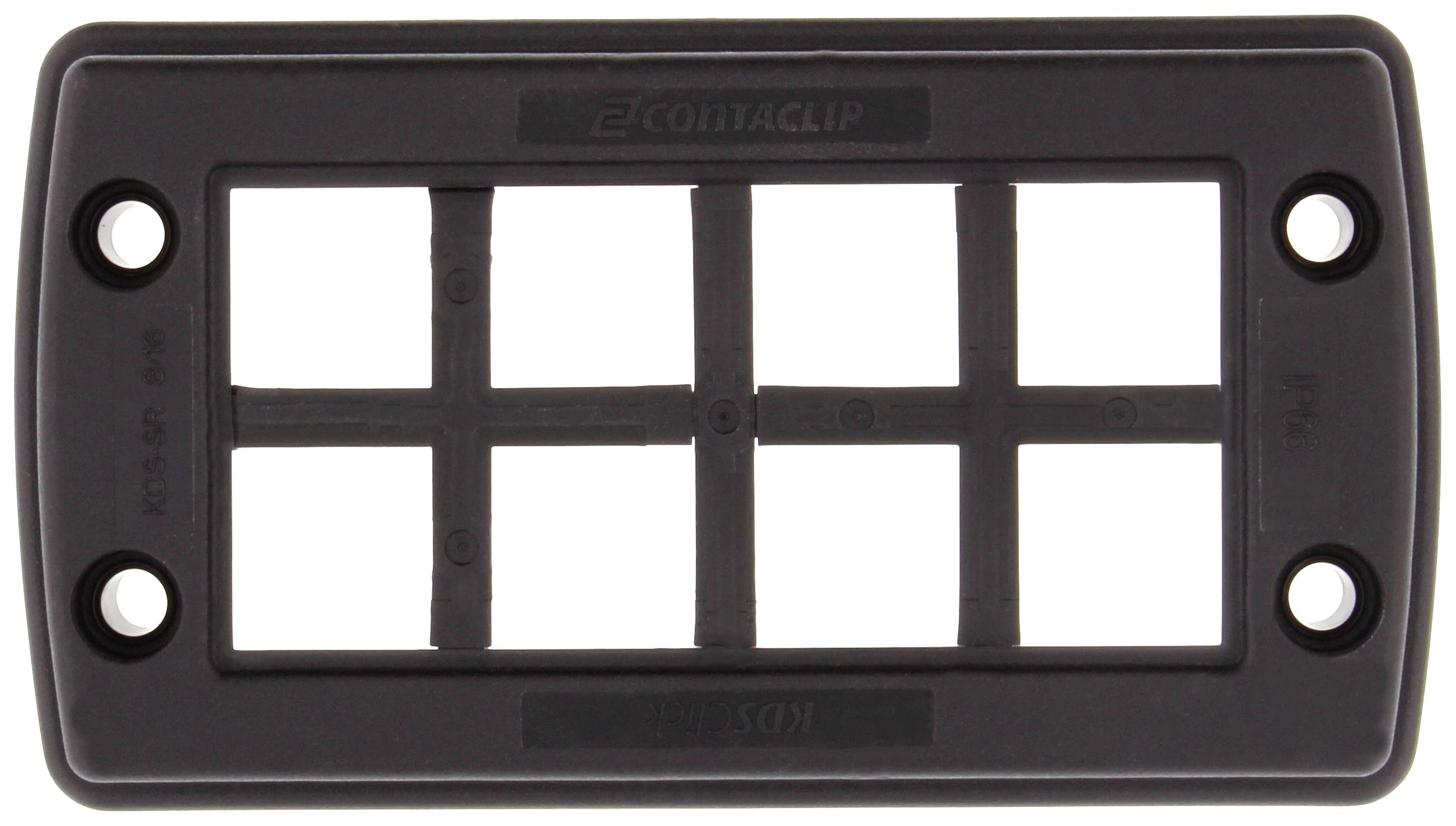 CONTA-CLIP KDS-Set 8/16 BK Passe-câbles Polyamide 6.6 noir 1 pc(s)