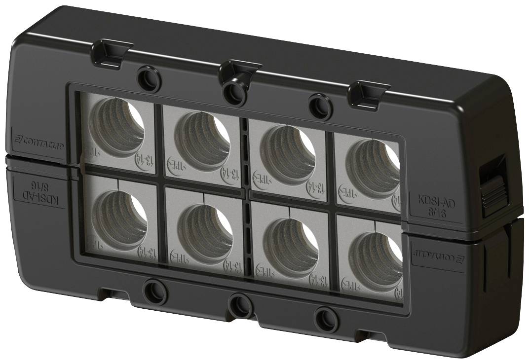 CONTA-CLIP KDSI-SET 8/16 BK Passe-câbles Polyamide 6.6 noir 1 pc(s)