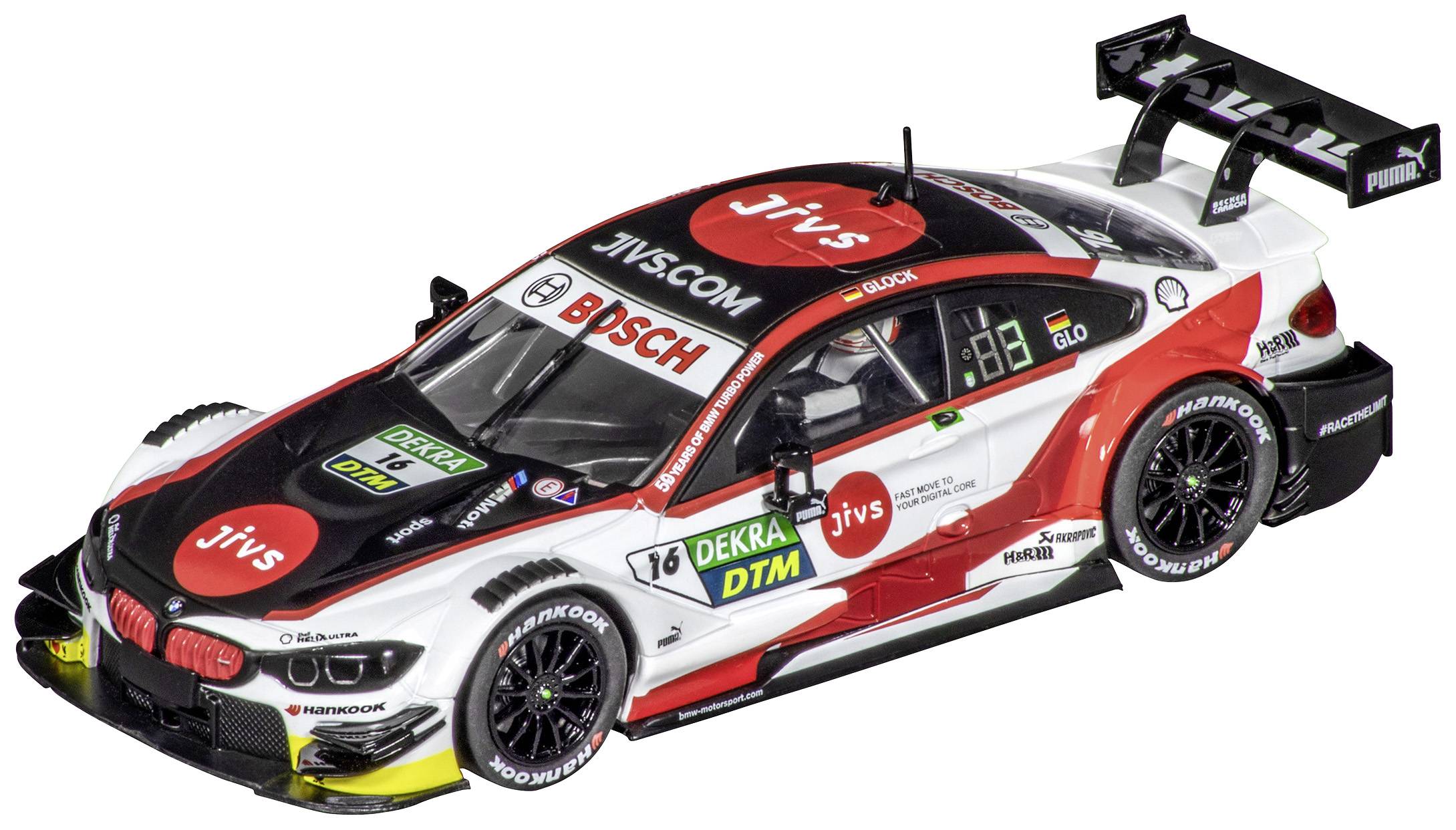 Carrera 20027693 Evolution Voiture BMW M4 DTM « T.Glock », n° 16