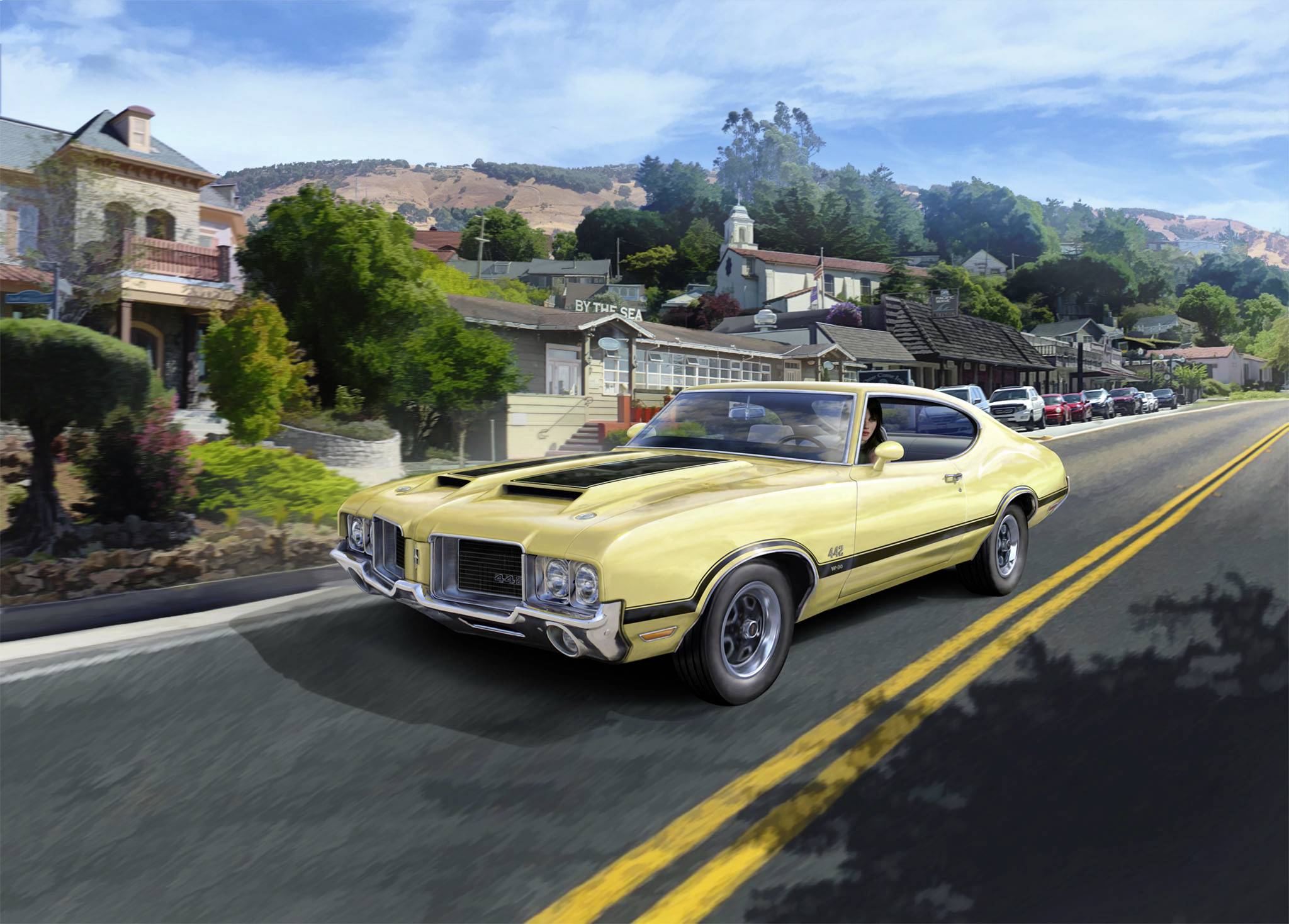 Revell 07695 71 Oldsmobile® 442™ Maquette de voiture 1:25