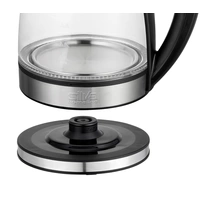Silva Homeline KL-G 1701 Bouilloire sans fil, protection contre la surchauffe verre, acier inoxydable Contenance: 1.7 l Silva Homeline KL-G 1701 Bouilloire sans fil, protection contre la surchauffe verre, acier inoxydable Contenance: 1.7 l