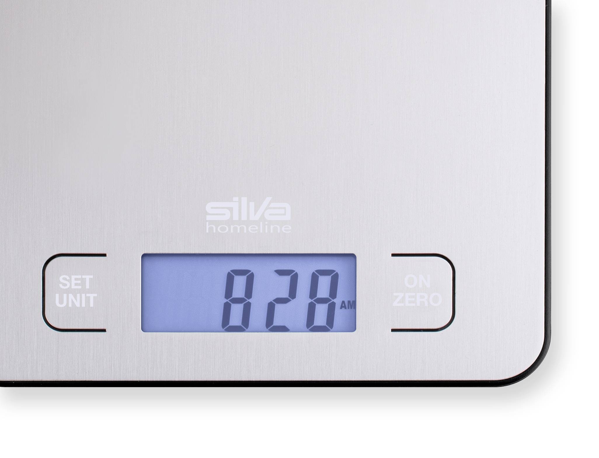 Silva Homeline KW 210 inox Balance de cuisine numérique numérique Plage de pesée (max.)=10 kg inox 205 x 140 x 18