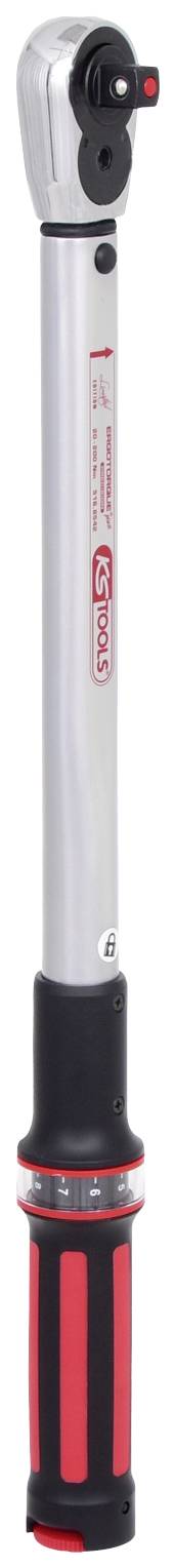 KS Tools ERGOTORQUE®precision 516.6542 Clé dynamométrique avec cliquet 1/2" (12.5 mm) 40 - 200 Nm