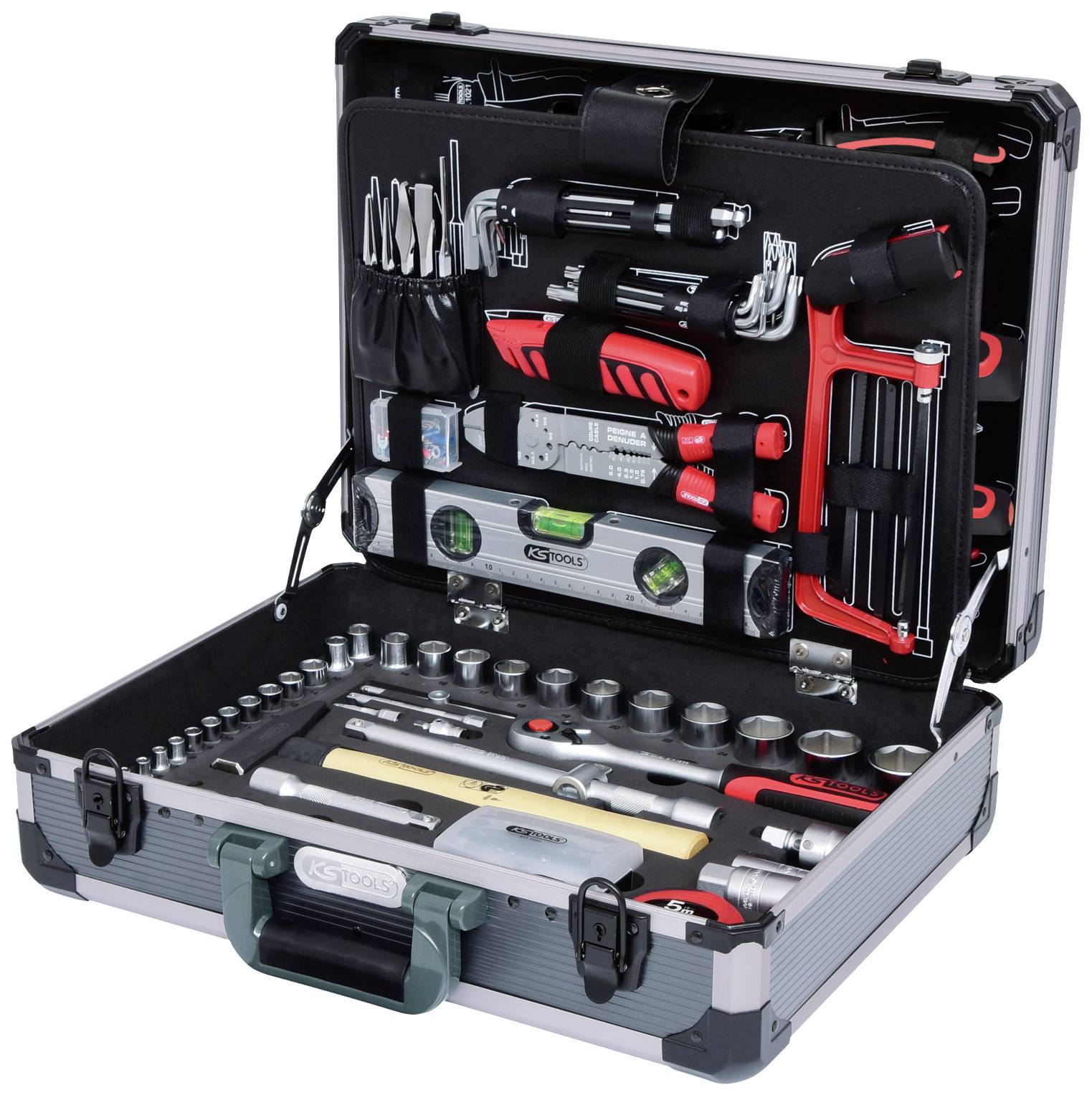 KS Tools 911.0727 911.0727 Jeu d'outils universelle en valise