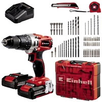 Einhell Power X-Change TE-CD 18/2 Li-i +64 (2x2,0 Ah) 2 vitesses-Perceuse-visseuse à percussion sans fil + 2 batteries Einhell Power X-Change TE-CD 18/2 Li-i +64 (2x2,0 Ah) 2 vitesses-Perceuse-visseuse à percussion sans fil + 2 batteries