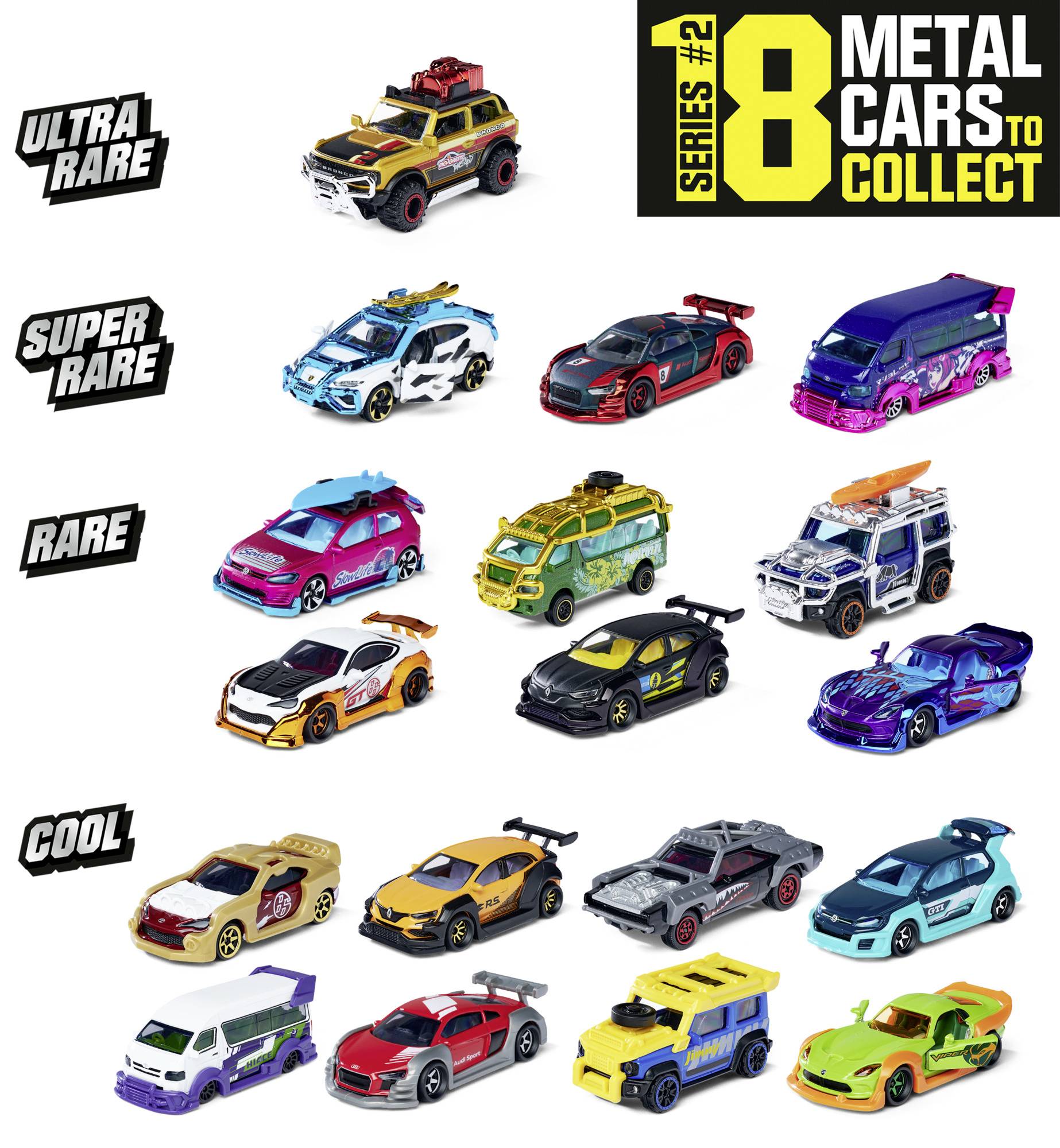 Majorette Tune Up's 2, 28 Surprises Modèle réduit de voiture