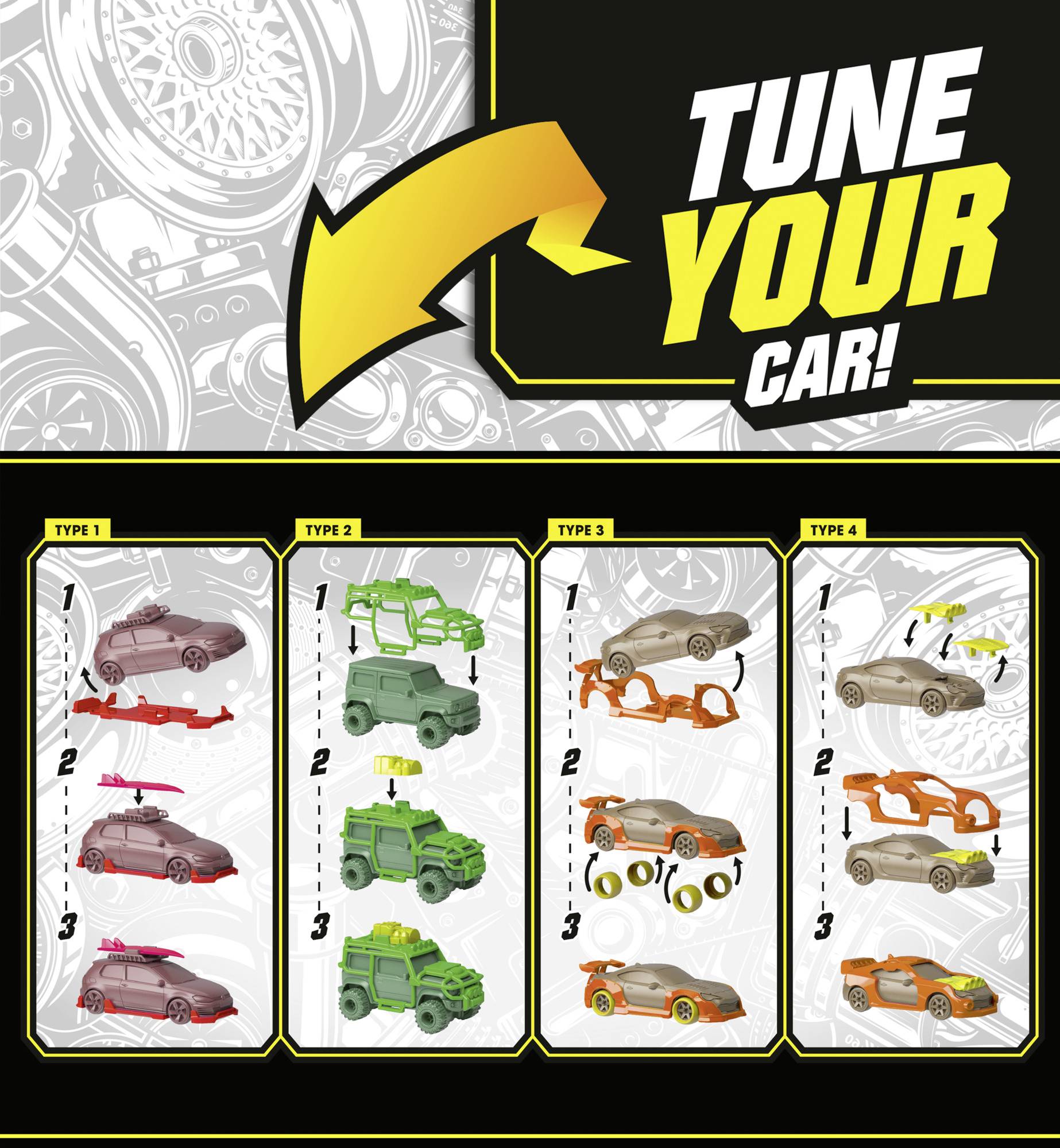 Majorette Tune Up's 2, 28 Surprises Modèle réduit de voiture