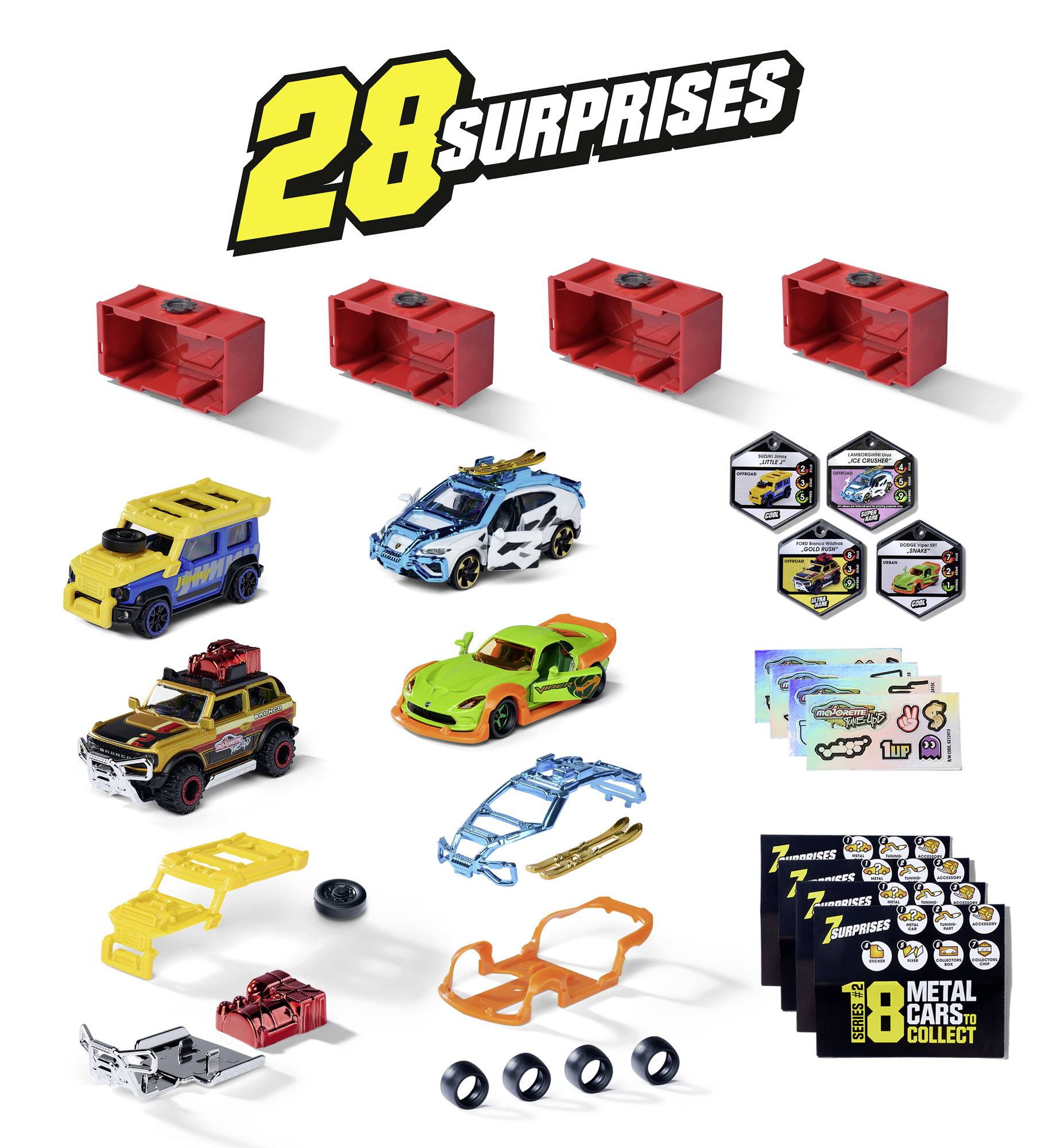 Majorette Tune Up's 2, 28 Surprises Modèle réduit de voiture