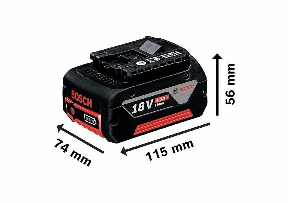 Bosch Professional 1.600.A02.A2S GBA 18V4.0Ah Batterie pour outil 18 V 4 Ah Li-Ion